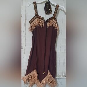 Vintage Girls Indian Princess Halloween Costume